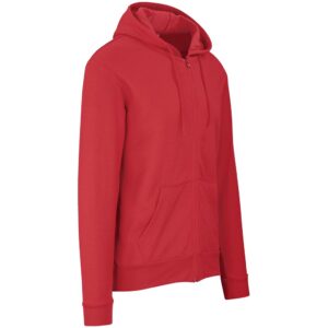 Alternative view of Mens Bravo Hooded Sweater - Red