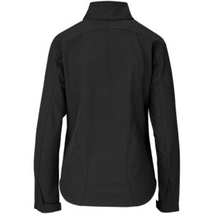 Alternative view of Ladies Geneva Softshell Jacket - Black Red
