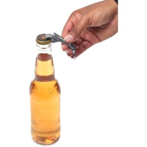Alternative view of Altitude Cog Recycled Aluminium Bottle Opener Keyholder