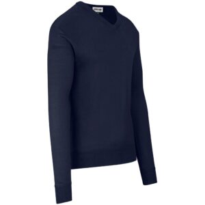 Alternative view of Mens Long Sleeve Peru V-Neck Jersey - Navy