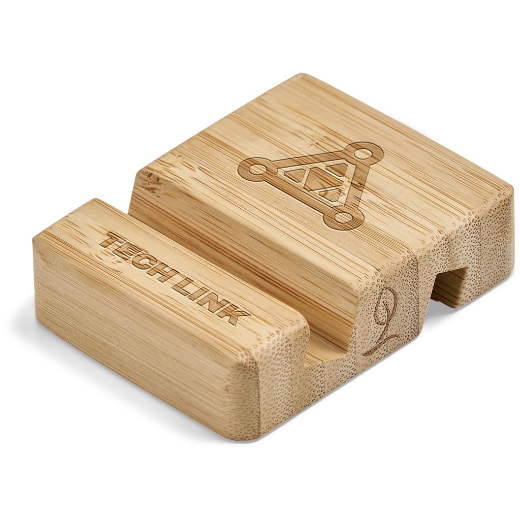 Okiyo Shinpura Bamboo Phone & Tablet Stand - Image 3