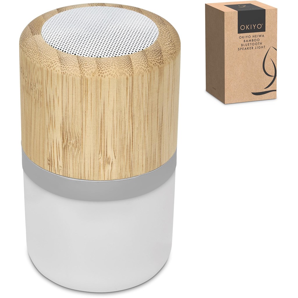 Okiyo Heiwa Bamboo Bluetooth Speaker & Night Light - Image 10