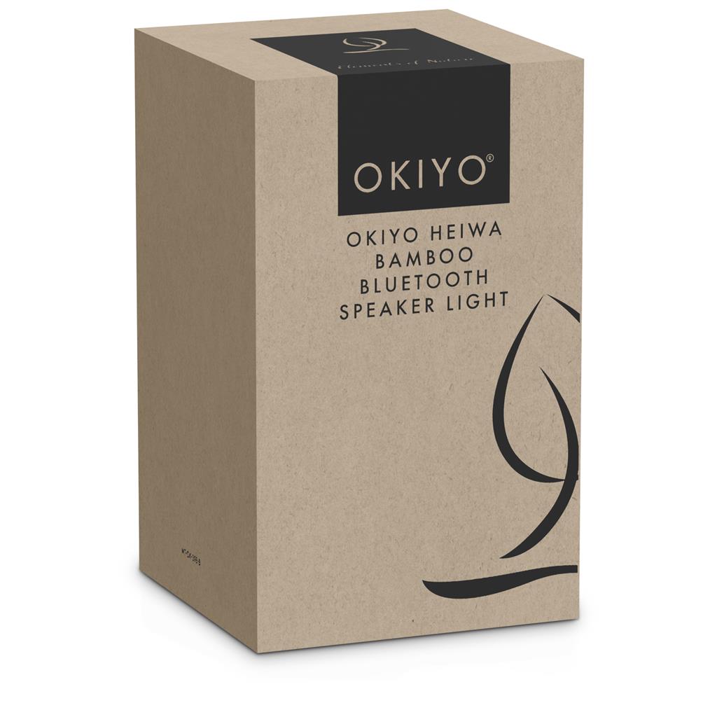 Okiyo Heiwa Bamboo Bluetooth Speaker & Night Light - Image 6