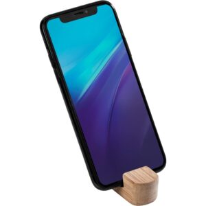Alternative view of Okiyo Kiki Bamboo Phone Stand