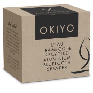 Alternative view of Okiyo Utau Bamboo & Recycled Aluminium Bluetooth Speaker