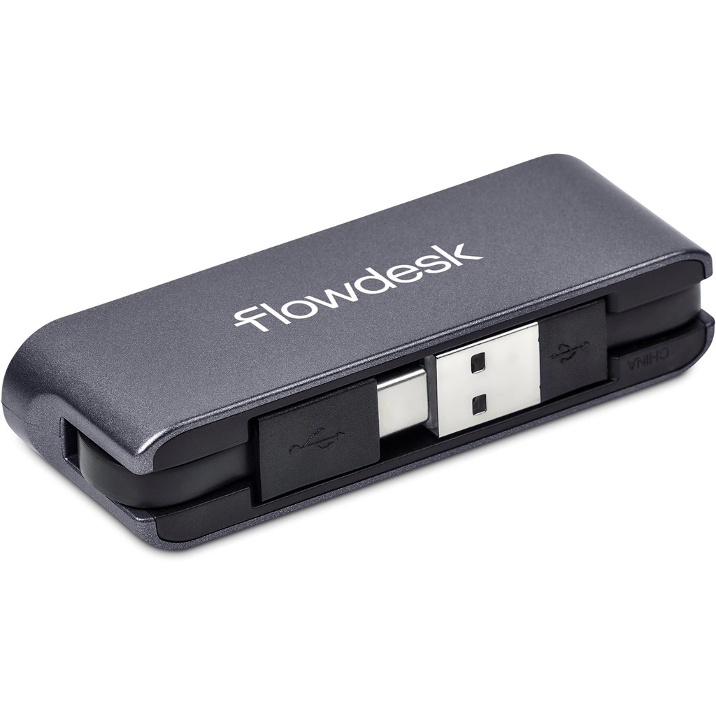 Swiss Cougar Dubai USB Hub - Gun Metal - Image 2