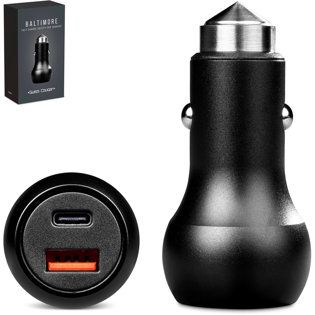 Swiss Cougar Baltimore 2 -in-1 Fast Car Charger & Tool - Image 11