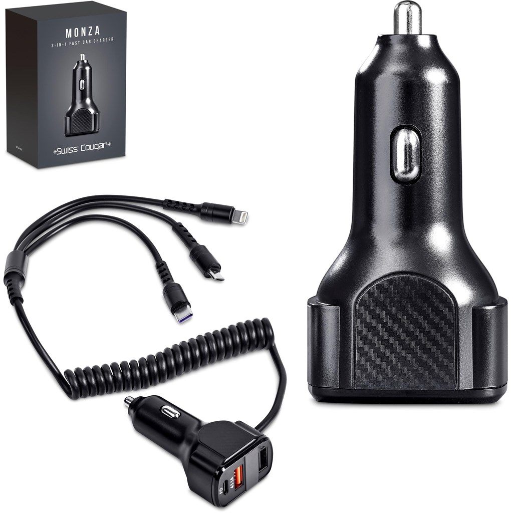 Swiss Cougar Monza 3-in-1 Fast Car Charger - Image 5