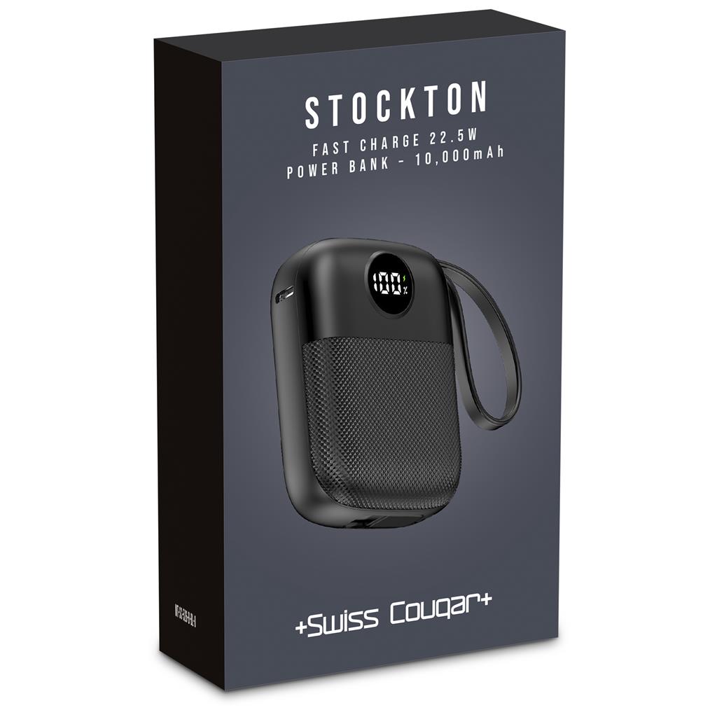 Swiss Cougar Stockton Fast Charge 22.5W Power Bank - 10000mAh - Image 3