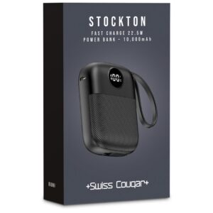 Alternative view of Swiss Cougar Stockton Fast Charge 22.5W Power Bank - 10000mAh