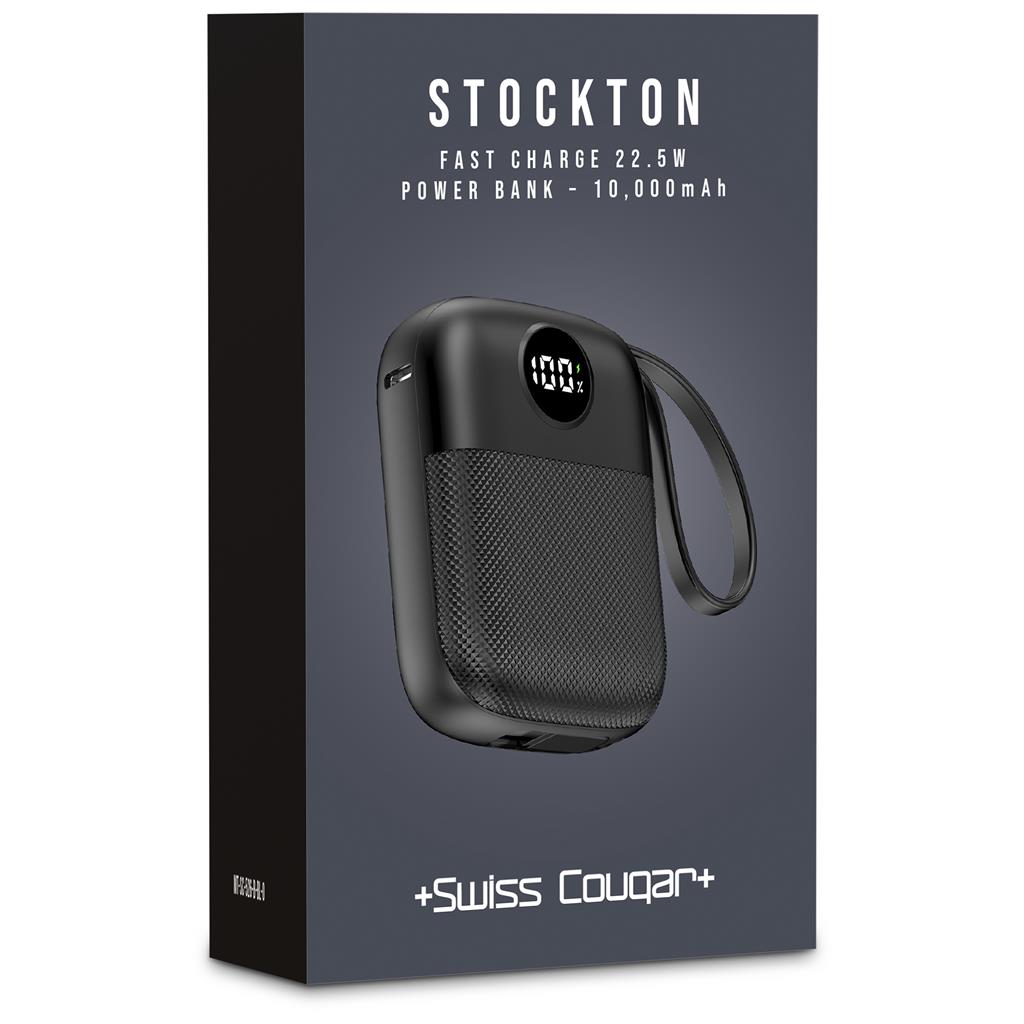 Swiss Cougar Stockton Fast Charge 22.5W Power Bank - 10000mAh - Image 2
