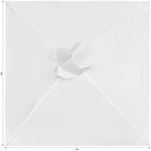 Alternative view of Sublimated Parasol Roof 3m x 3m