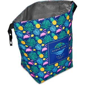 Alternative view of Pre-Printed Sample Hoppla Protea Polyester Lunch Cooler