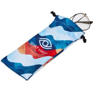 Alternative view of Pre-Printed Sample Hoppla Midlands Polyester Glasses Pouch