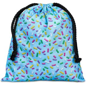 Alternative view of Pre-Printed Sample Hoppla Indian Midi Polyester Drawstring Pouch