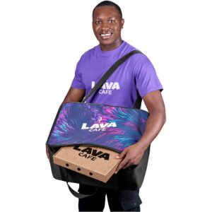 Alternative view of Pre-Printed Sample Hoppla Sudwala Food Delivery Cooler Bag