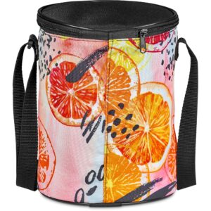 Alternative view of Pre-Printed Sample Hoppla Addo Barrel Cooler Bag