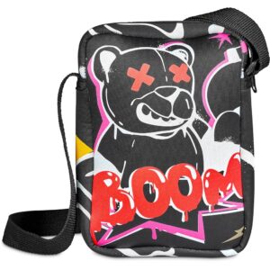 Alternative view of Pre-Printed Sample Hoppla Satara Neoprene Large Cell Phone Pouch