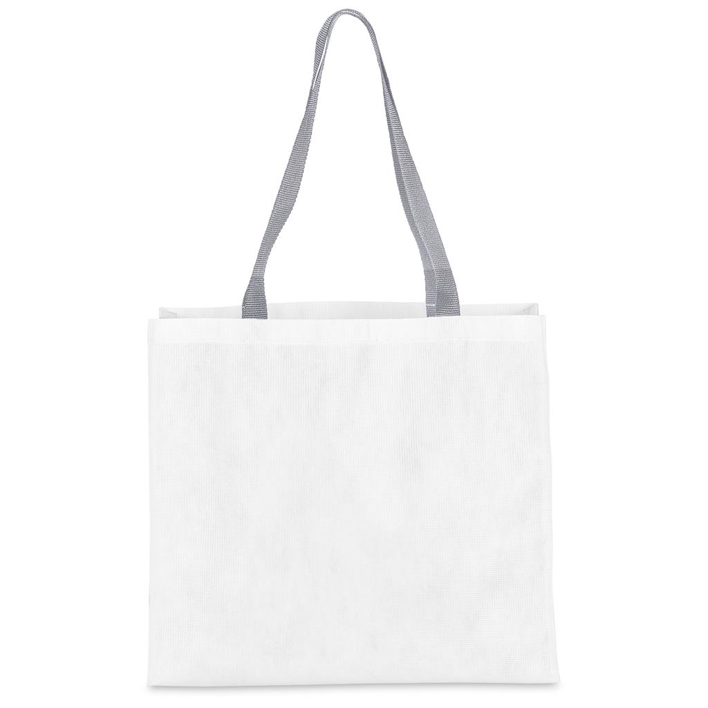Pre-Printed Sample Hoppla Footloose RPET Stitch-Bond Shopper - Image 2