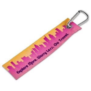 Alternative view of Pre-Printed Sample Hoppla Voyanta 38mm Polyester Identifier Tag