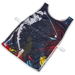 Alternative view of Pre-Printed Sample Hoppla League Caddy Bib