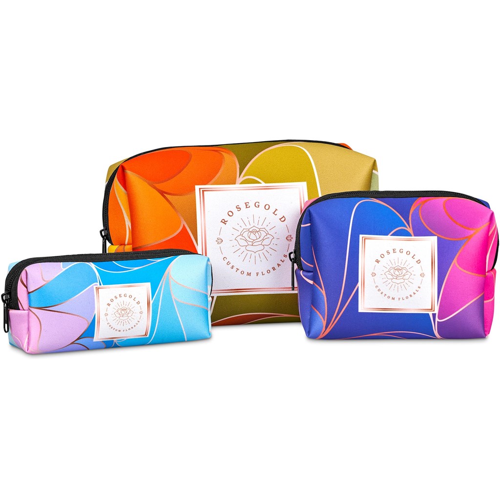 Pre-Printed Sample Hoppla Emma Neoprene Cosmetic Bag - Image 10
