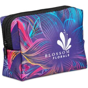 Alternative view of Pre-Printed Sample Hoppla Emma Neoprene Cosmetic Bag