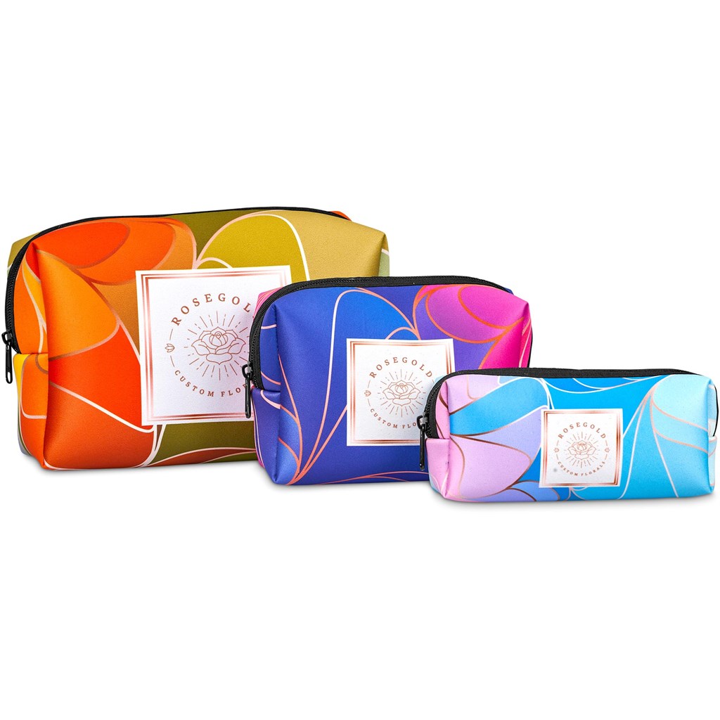 Pre-Printed Sample Hoppla Emma Neoprene Cosmetic Bag - Image 9