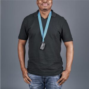 Alternative view of Altitude Tether Double-Sided Keyholder Lanyard - Sample