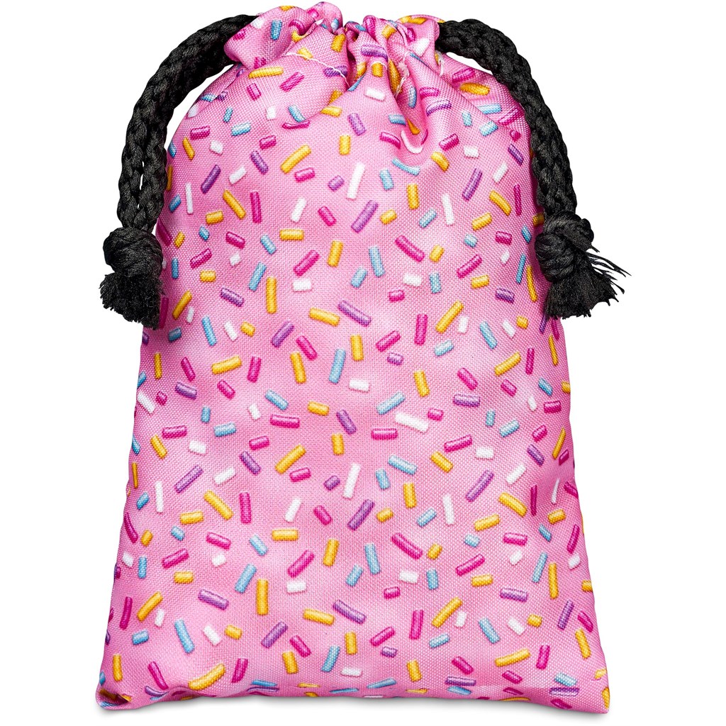 Pre-Production Sample Hoppla Atlantic Mini Polyester Drawstring Pouch - Image 5