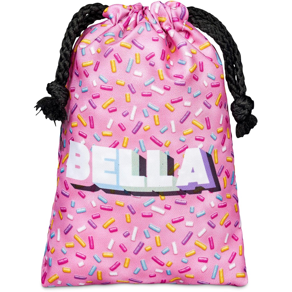 Pre-Production Sample Hoppla Atlantic Mini Polyester Drawstring Pouch - Image 2