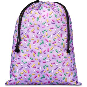 Alternative view of Pre-Production Sample Hoppla Benguela Jumbo Polyester Drawstring Pouch