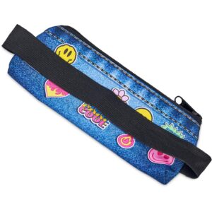 Alternative view of Pre-Production Sample Hoppla Lagoon Polyester Pencil Case To Fit Over An A5 Notebook