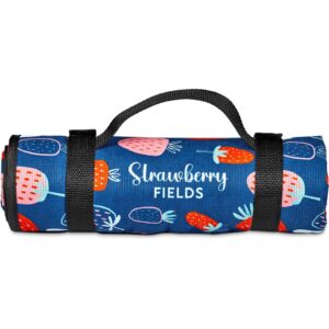 Alternative view of Pre-Production Sample Hoppla Ivory Recycled PET Picnic Mat