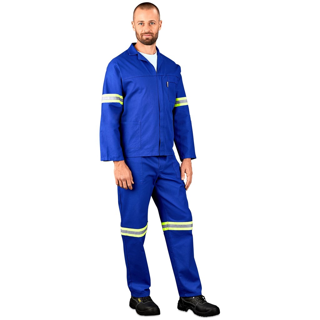 Technician 100% Cotton Conti Suit - Reflective Arms & Legs - Yellow Tape - Image 11