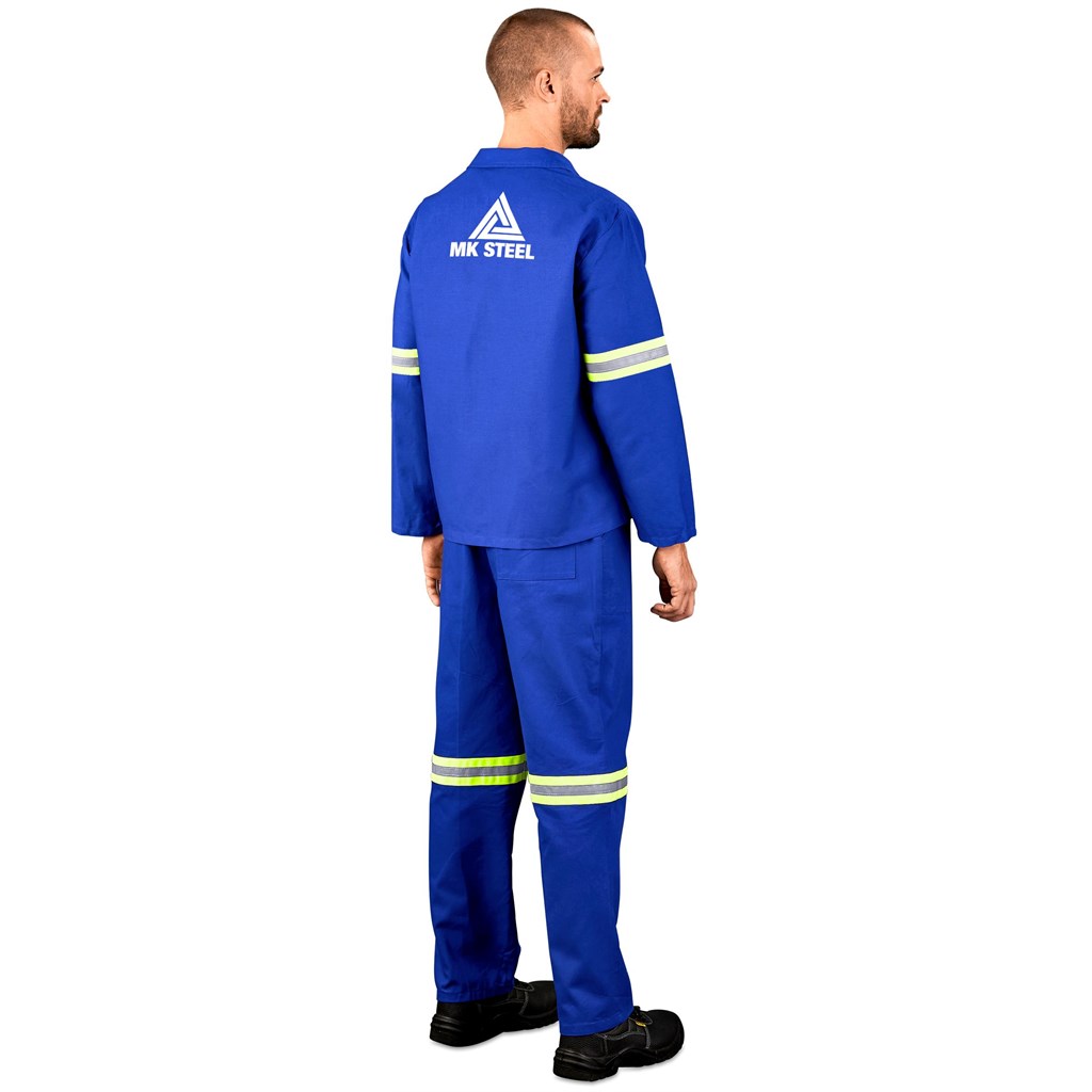 Technician 100% Cotton Conti Suit - Reflective Arms & Legs - Yellow Tape - Image 2