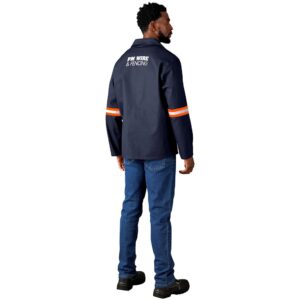 Alternative view of Artisan Premium 100% Cotton Jacket - Reflective Arms - Orange Tape