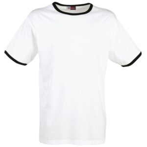 Mens Adelaide Contrast T-Shirt - Black