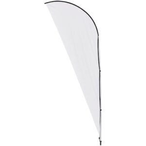 Alternative view of Legend 2M Sublimated Sharkfin Double-Sided Flying Banner - 1 complete unit