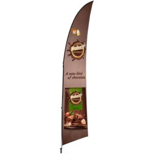 Alternative view of Legend 3m Arcfin Flying Banner (Set of 2)