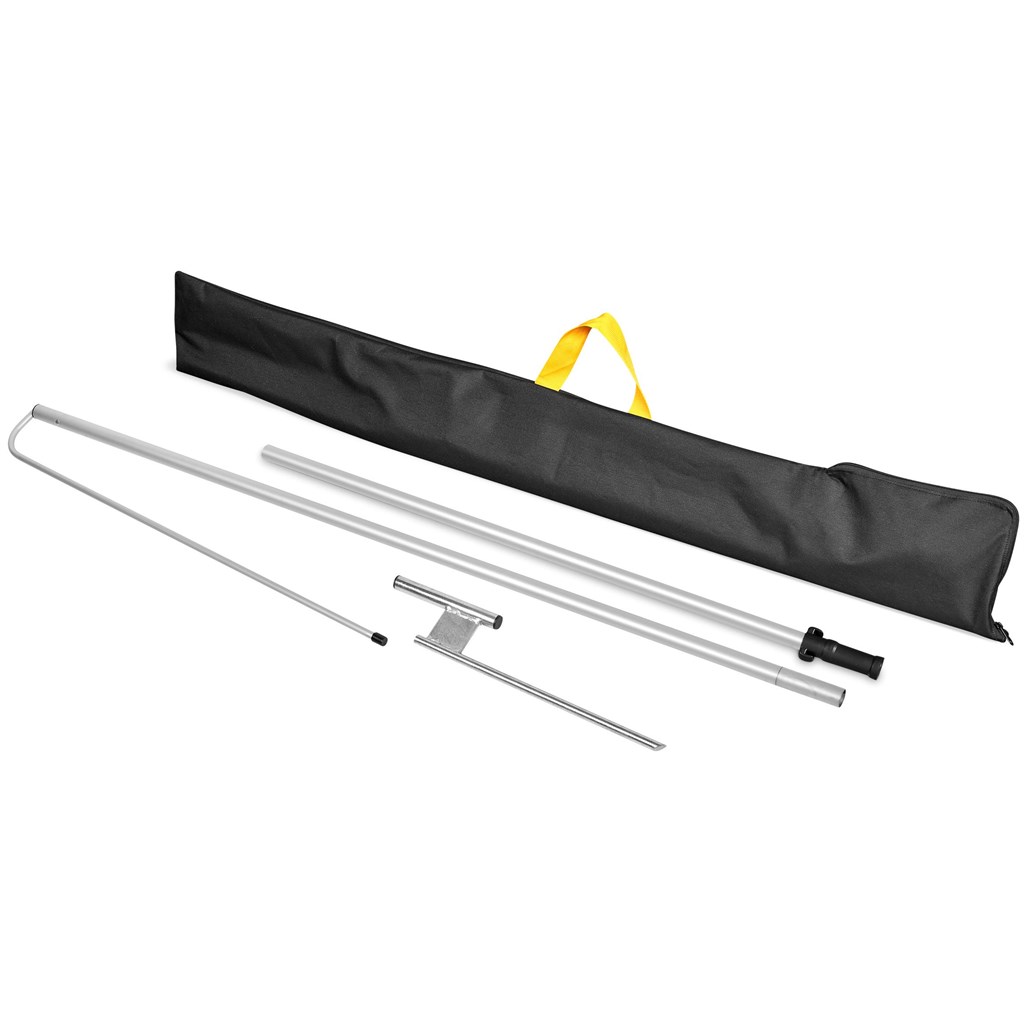 Legend 2M Sublimated Telescopic Double-Sided Flying Banner - 1 complete unit - Image 2
