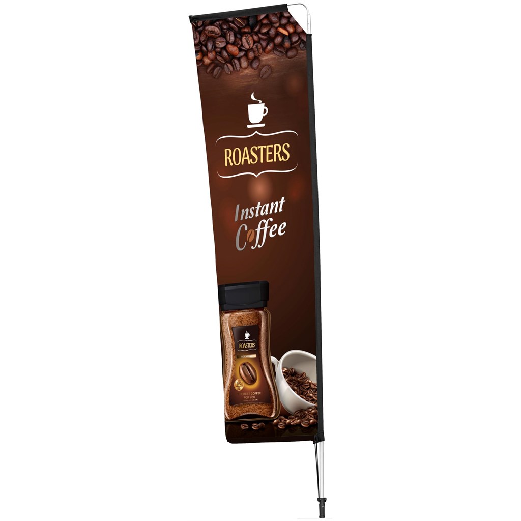 Legend 3M Sublimated Telescopic Double-Sided Flying Banner - 1 complete unit - Image 7