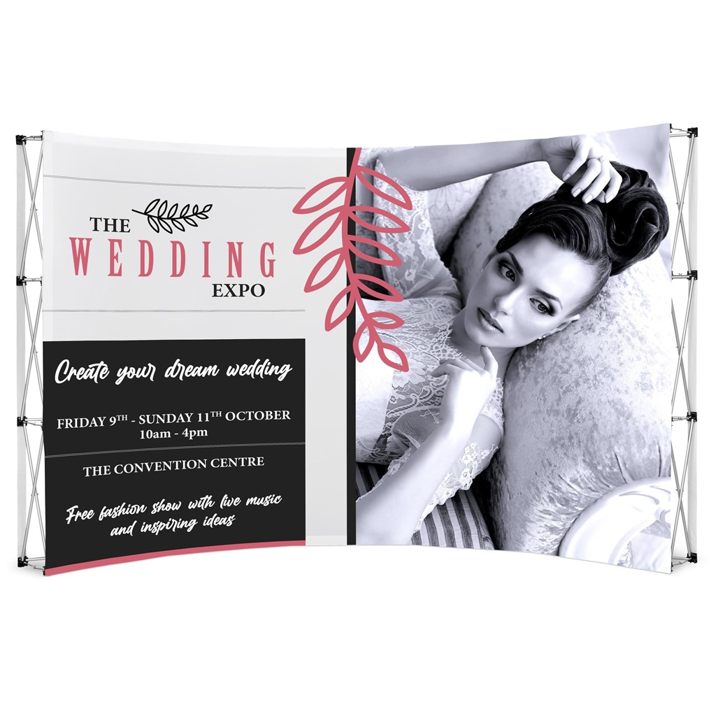 Legend Curved Banner Wall 3.5m x 2.25m - Image 18