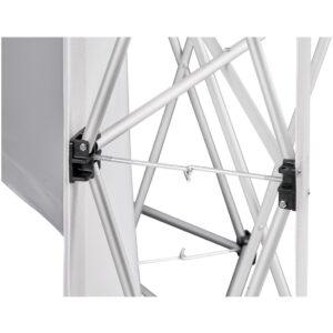 Alternative view of Legend Curved Banner Wall with Wings 2.15m x 2.25m