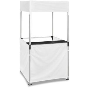 Alternative view of Ovation Sublimated Gazebo 1m X 1m Kiosk - 3 Half-Wall Skins