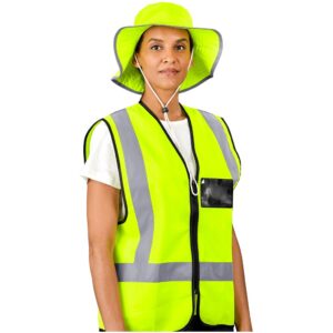 Alternative view of Roadside Hi-Viz Reflective Hat