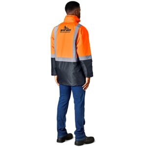 Alternative view of Hazard Padded Two-Tone Hi-Viz Reflective Jacket