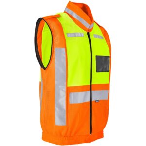 Alternative view of Metro Two-Tone Hi-Viz Reflective Zip-Off Jacket