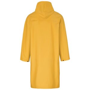 Alternative view of Light Duty Storm Rubberised Polyester/PVC Raincoat - Yellow