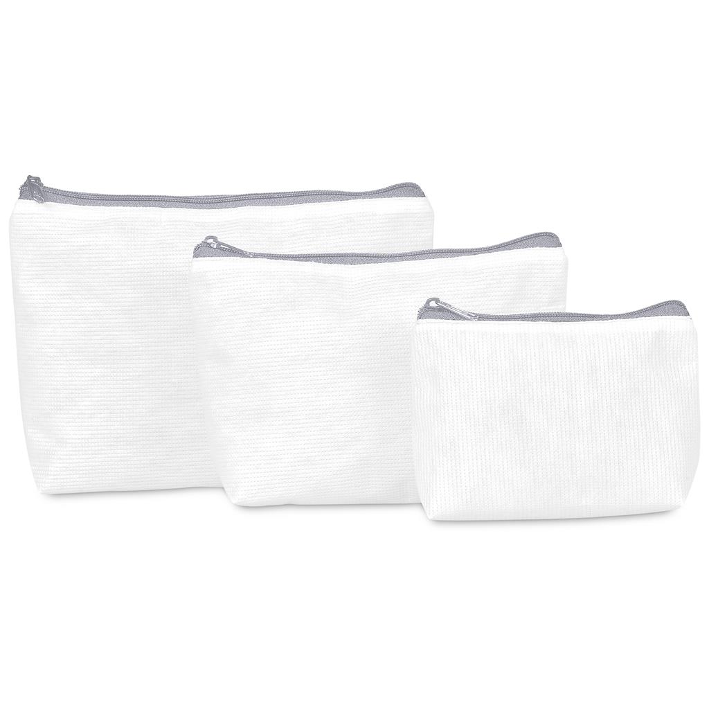 Hoppla Leanne Recycled PET Stitch-Bond Mini Toiletry Bag - Image 17
